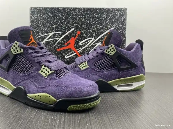 Rep Kickmax Jordan AQ9129-500 Air 4 Purple Canyon WMNS 0323